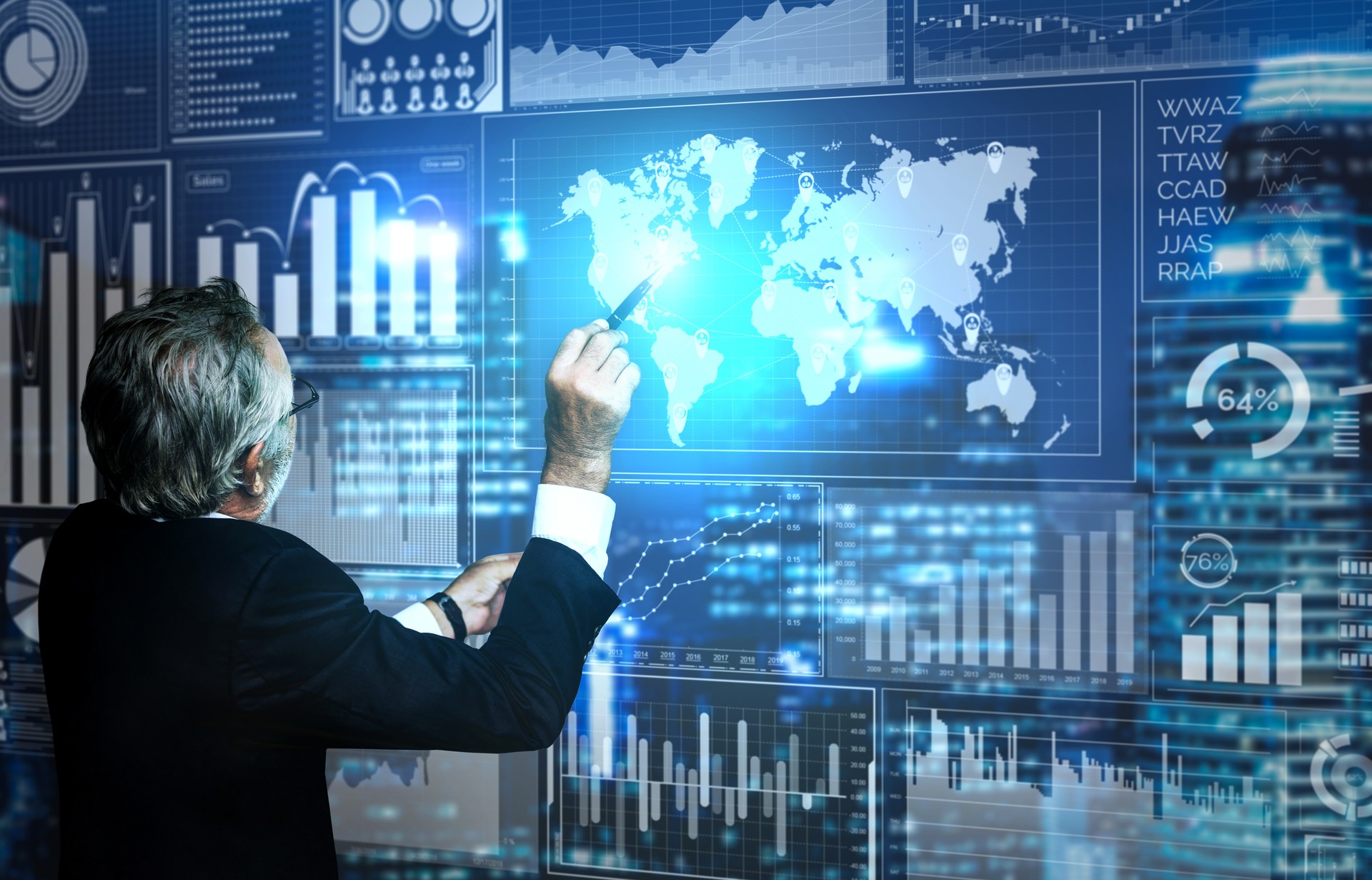 Data Analysis for Business and Finance Concept